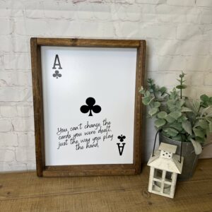 Ace Card Sign