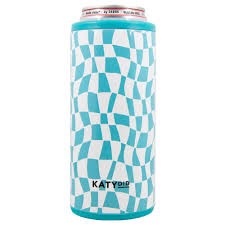 Aqua checkered drink cooler- Katydid