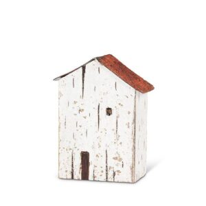 Seaside House-White & Red