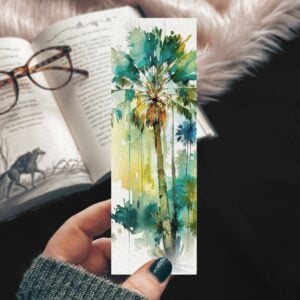 Beach Watercolor Bookmark