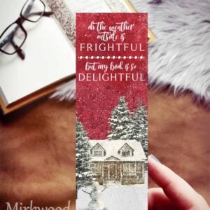 Bookish Christmas Delightful Bookmark
