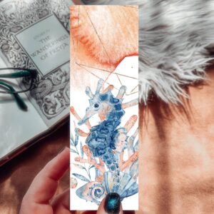 Seahorse Pastel Bookmark
