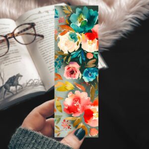 Colorful Floral Bookmark