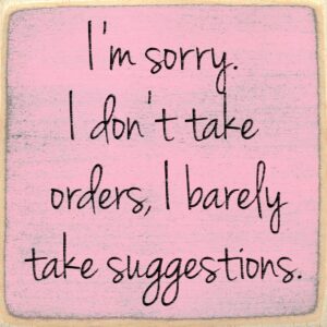 Suggestions