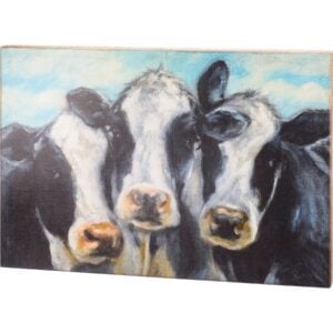 3 Cows Box Sign