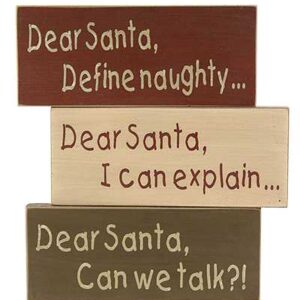 Dear Santa blocks