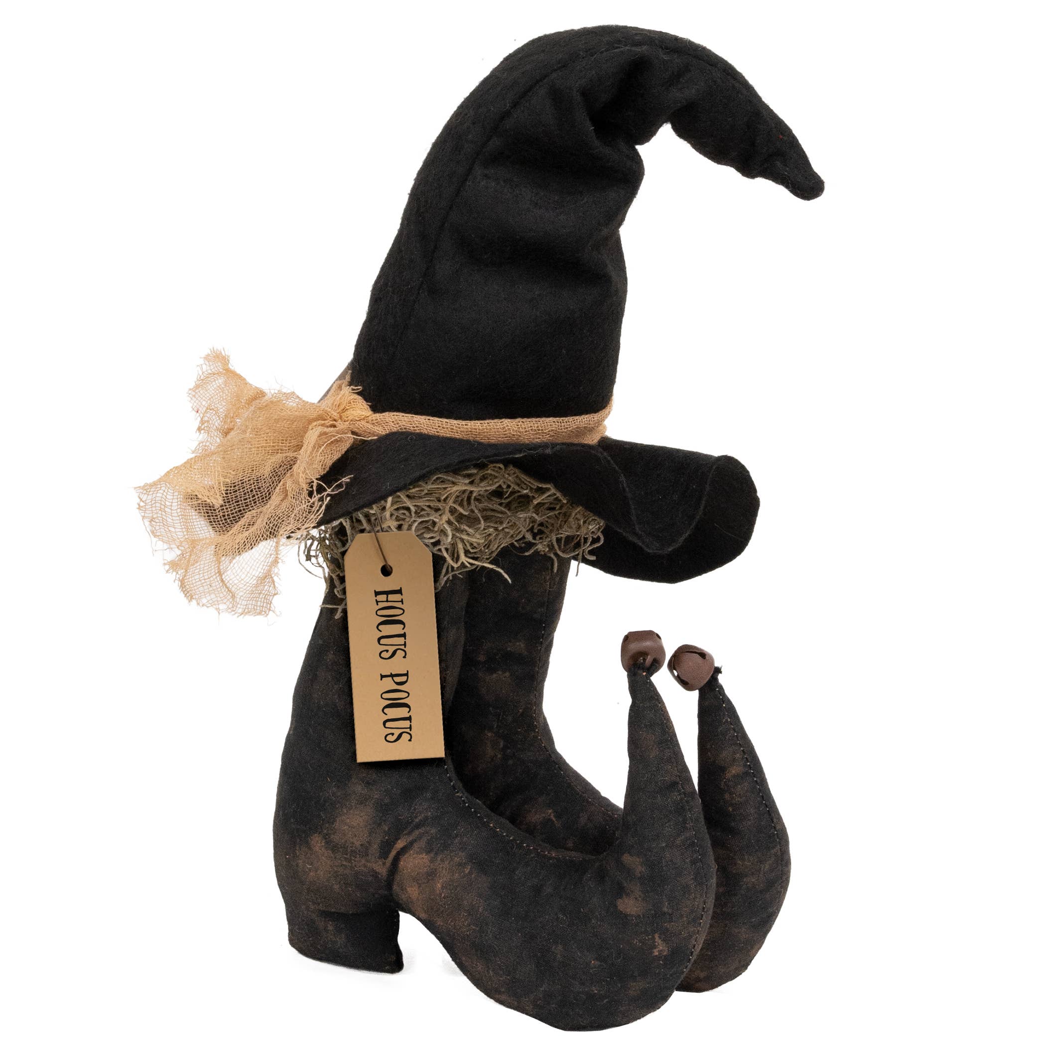 Witch Boots & Hat Sitter