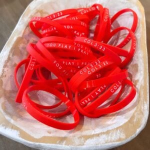 Team Spirit Bracelets (Red)
