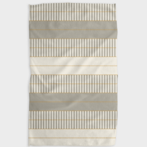 Neutral stripes Kitchen Tea Towel