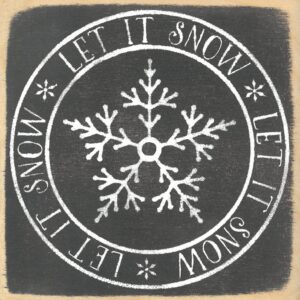 Let It Snow sign