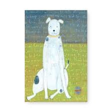 White Boy Dog- Art Tile Collection (Sugarboo)