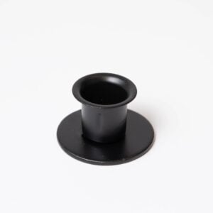 Black Round Taper Holder