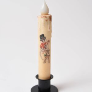 Snowman Taper Candle