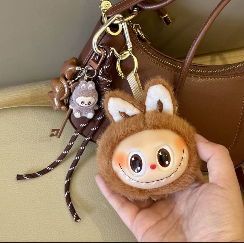 Labu Bag Charm: Brown