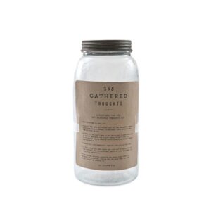Gathered thoughts jar