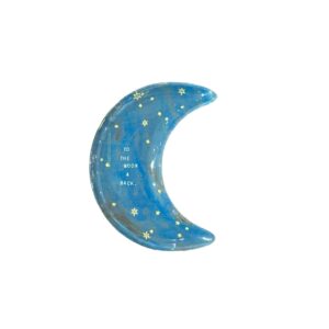 To The Moon & Back Small Moon Decoupage Plate (Sugarboo & Co.)