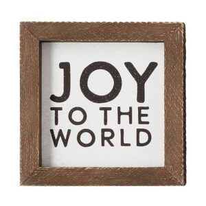 Mini Wood Sign - Joy To The World