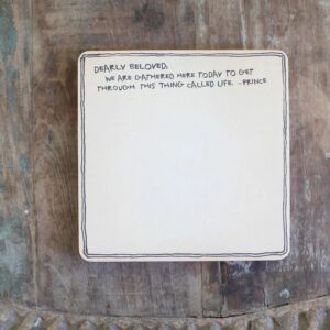 Dearly Beloved (Prince) Square Notepad