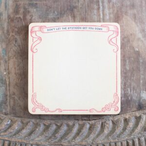 Don't Let the Bastards Get Square Notepad
