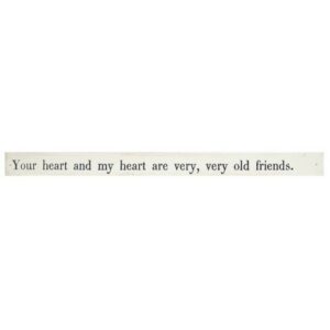 Poetry Stick- Your heart & my heart
