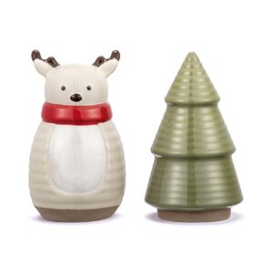Reindeer/tree salt&pepper