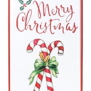 Candy cane sign