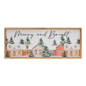 Merry & Bright light- up wall decor