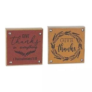 Give thanks sign