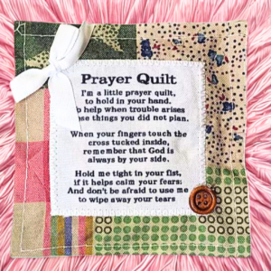 Multicolor Mini Prayer Quilt