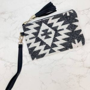 Aztec Wristlet Wallet Clutch