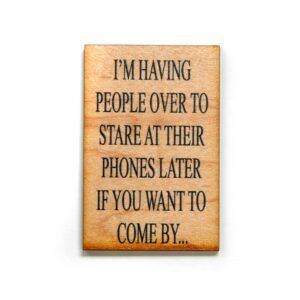 I'm Having People Over To Stare magnet