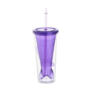 Purple Mermaid Tail Tumbler
