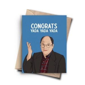 Seinfeld George Costanza Congrats Card
