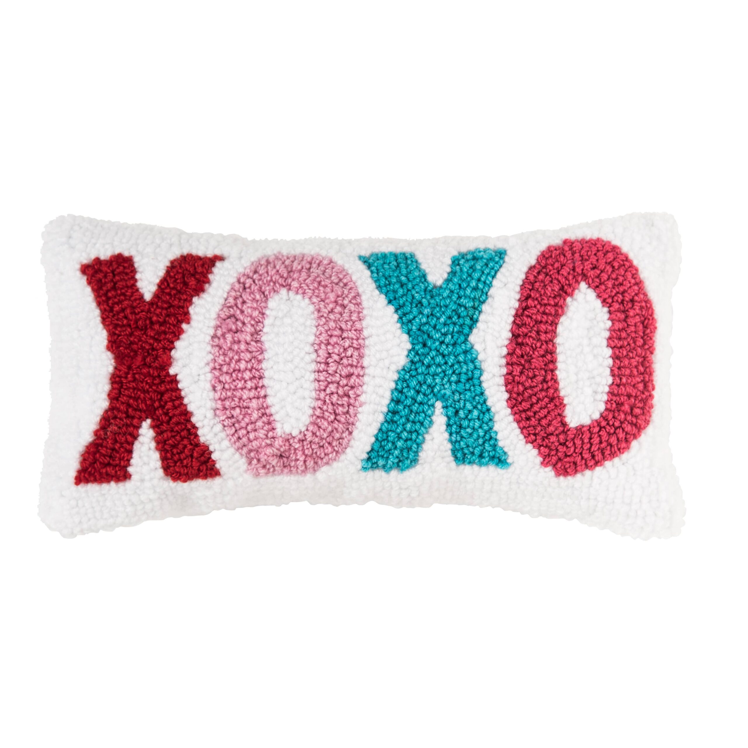 Colorful XOXO Pillow