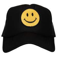 HAPPY FACE TRUCKER HAT- Katydid