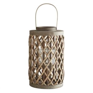 Grey Cylinder Lantern(L)