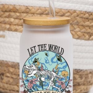 16 oz Let the world(dino)