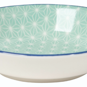 Aqua Stars Porcelain Bowl