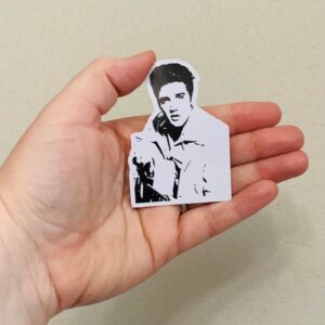 Young Elvis Stickers