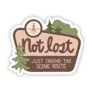 "Not Lost," Sticker