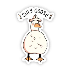Silly goose sticker