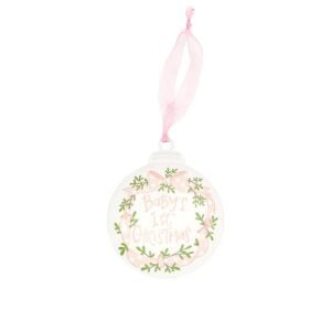 Baby Girl Xmas Ornament