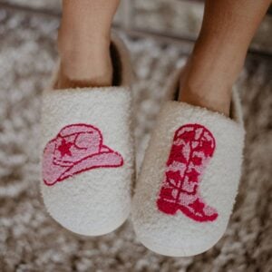 Boot/Cowgirl Slippers:M/L- Katydid