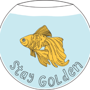 Stay Golden Sticker