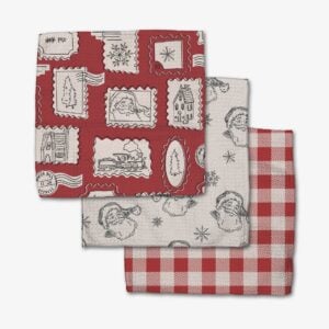 Santa Dishcloth Set