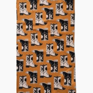 Cow/Boots Tea Towel