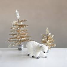Tinsel tree(silver/gold)-Lrg.