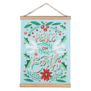 Peace on Earth Wall Scroll-14.4x20" H