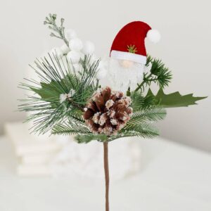 Santa Berry Pine Pick